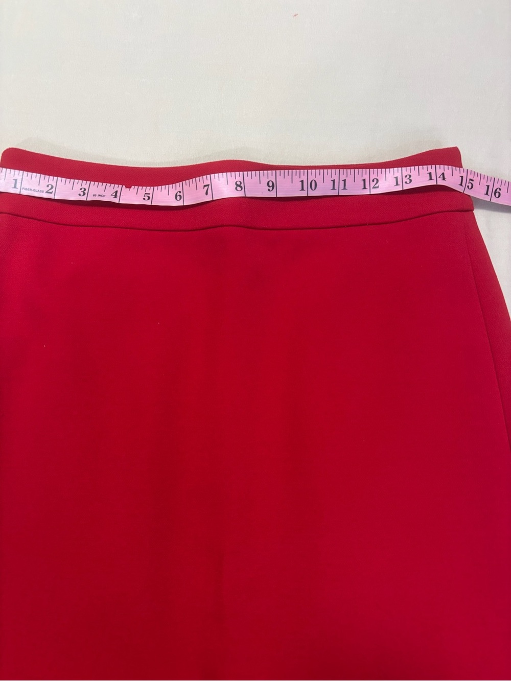 Ann Taylor Bold Red Pencil Skirt Women’s Size 4 - Picture 3 of 7